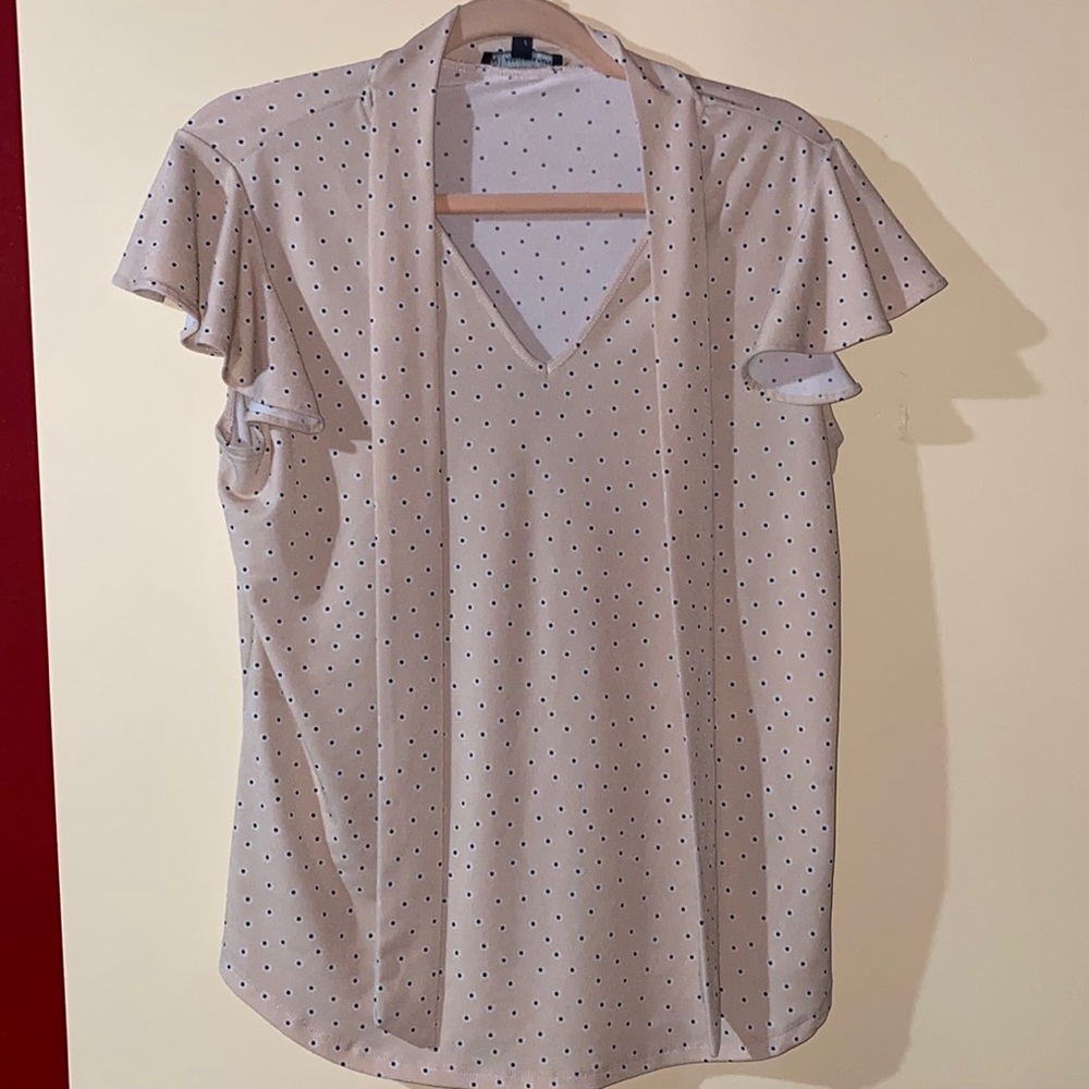Polka dot blouse